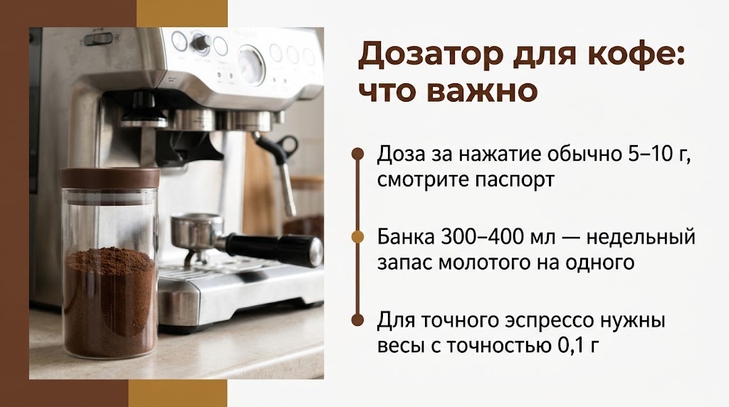 Дозатор для кофе: что важно