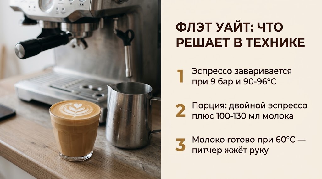 Флэт уайт: что решает в технике