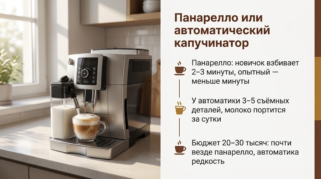 Панарелло или автоматический капучинатор